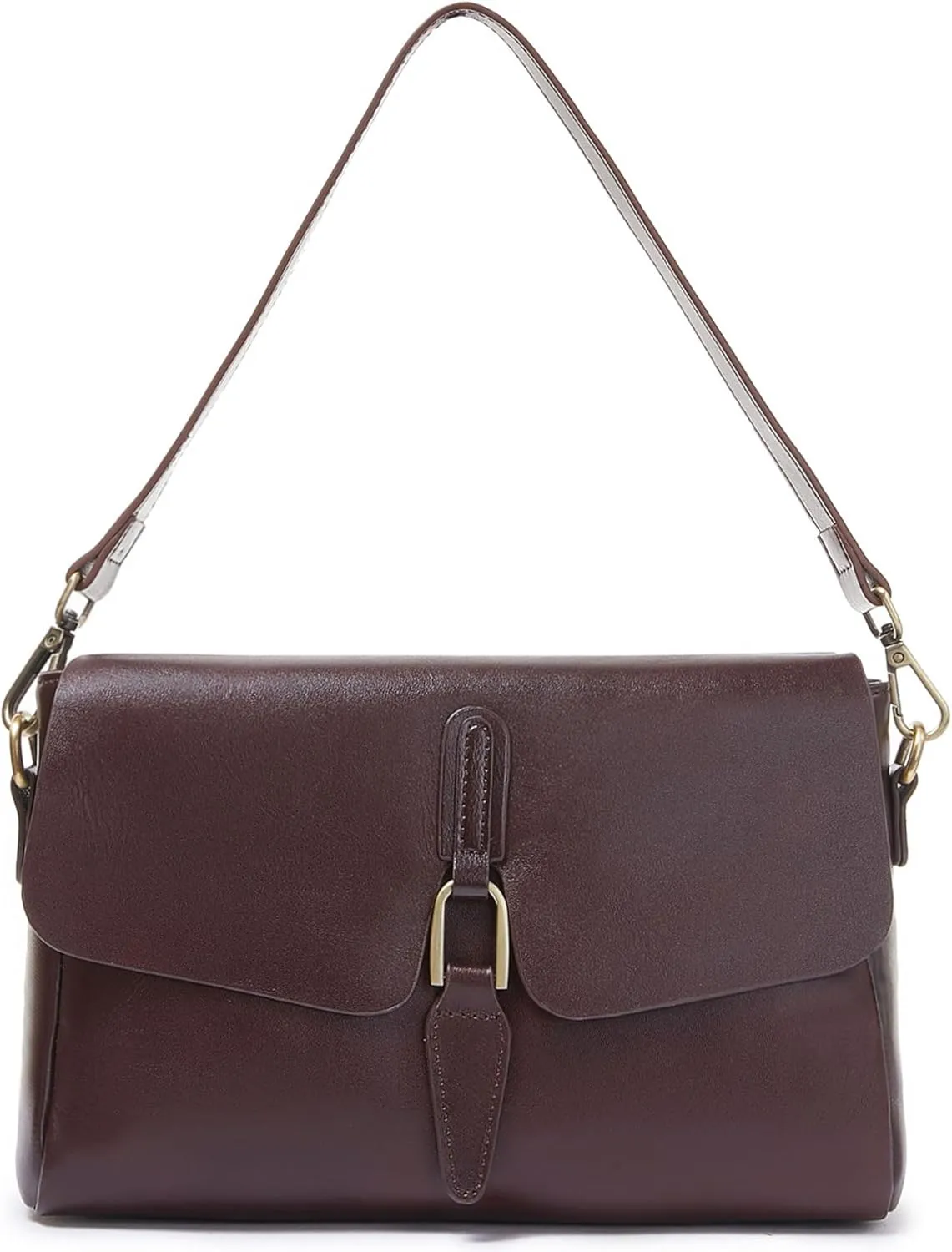 Women Genuine Leather Shoulder Bags Classic Crossbody Purses for Lady Handbag