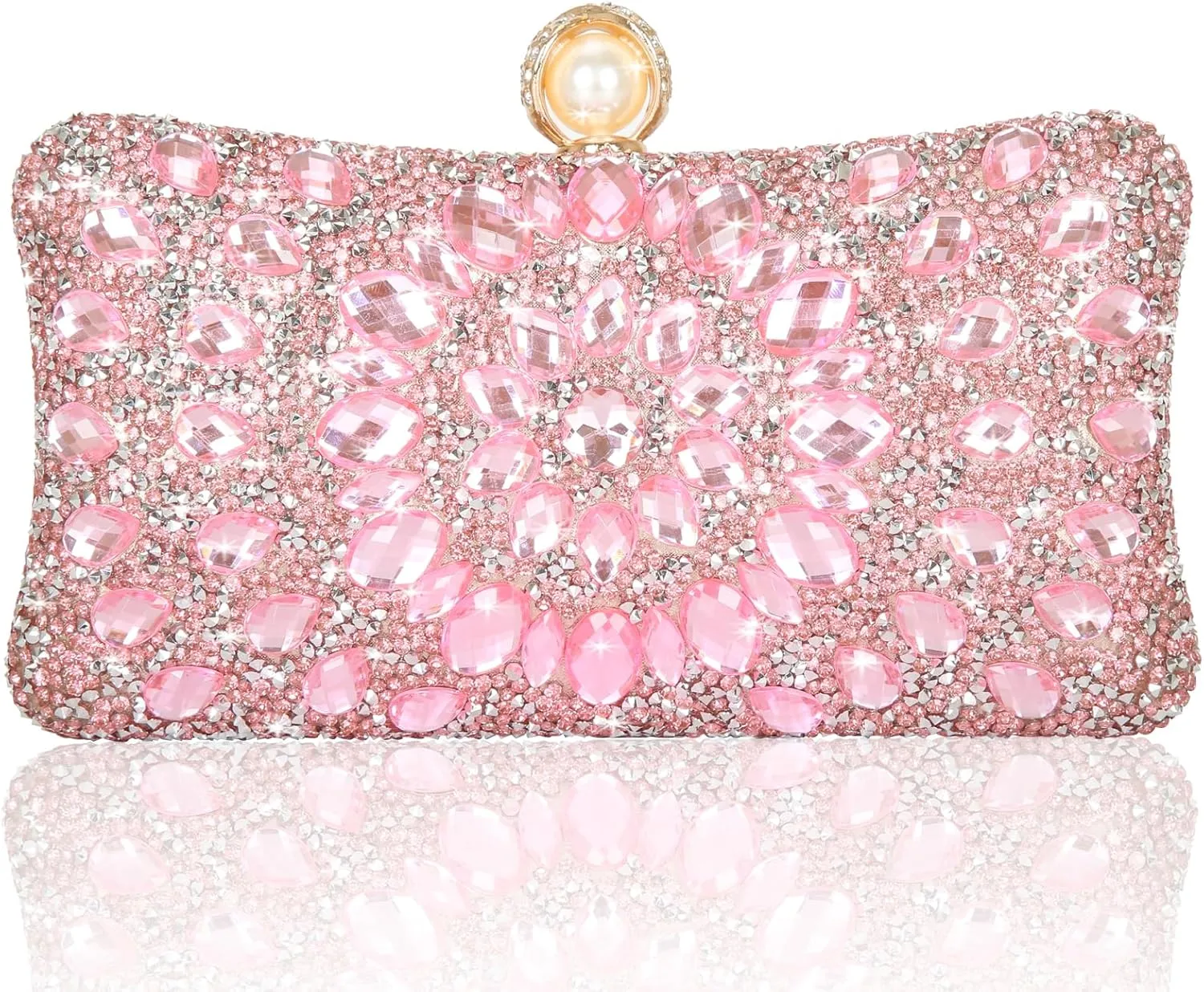 Women's Evening Bags Sparkly Rhinestone Clutch Purses Luxury Handbags