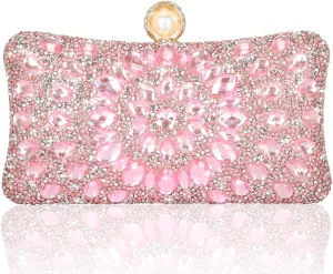 Women's Evening Bags Sparkly Rhinestone Clutch Purses Luxury Handbags