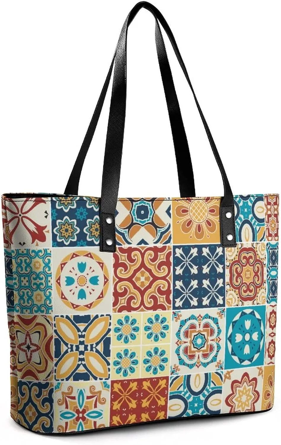 Women's Leather Large Capacity Work Tote Bags Handbags Big Commuter Bag