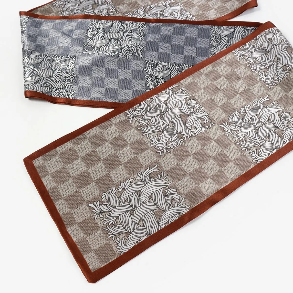 Womens Pure Mulberry Silk Scarf,Long Shawls for Head Scarf,Wrap Breathable Lightweight Neck Scarves For Handbag
