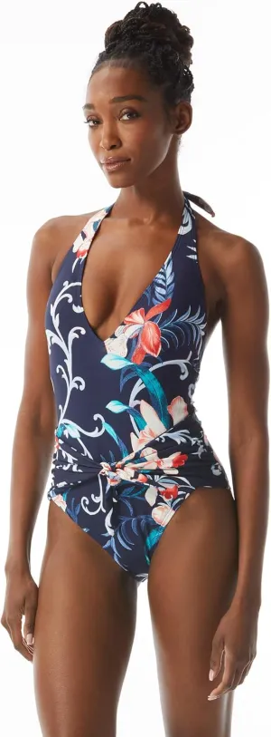 Women's Standard V-Neck Halter One Piece