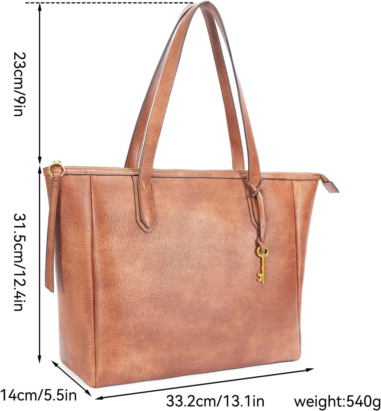 Women's Tote Bag Leather Handbag for Women 16L Large Capacity Travel Purses Ladies Shoulder Bags