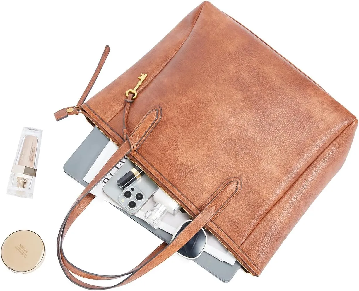 Women's Tote Bag Leather Handbag for Women 16L Large Capacity Travel Purses Ladies Shoulder Bags