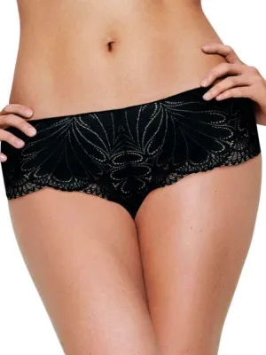 Wonderbra 3XL (20) Refined Glamour Shorty Mid Rise Lace Briefs Knickers Lingerie Black/Anthracite