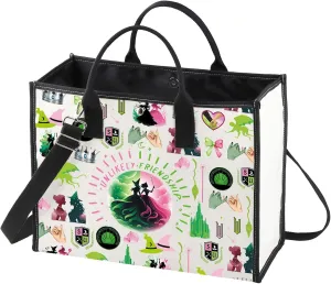 WZMPA Musical Cosmetic Bag Glinda＆ Elphaba Fans Gift Unlikely Friendships Makeup Zipper Pouch Bag Glinda＆Elphaba Merch (Unlikely Friendships-TB)