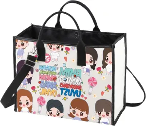 WZMPA Twice Cosmetic Bag K-pop Group Gift Korea-Pop Singer Fans Makeup Zipper Pouch Bag Singer Merchandise (K-pop Twice-TB)