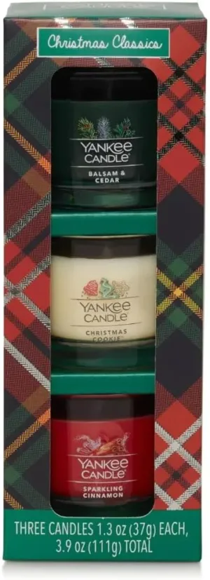 Yankee Candle - Mini - Set of 3 - Christmas Classic