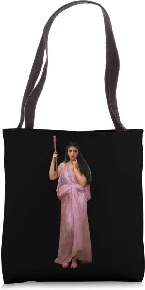 Young Priestess by William-Adolphe Bouguereau Tote Bag