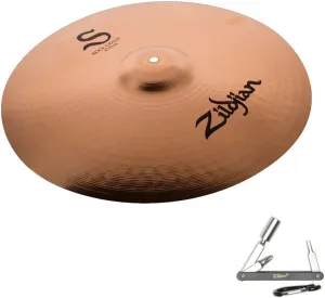 ZILDJIAN S16RC 16" S FAMILY ROCK CRASH CYMBAL W/BRIGHT SOUND - BRILLIANT FINISH With ZKEY