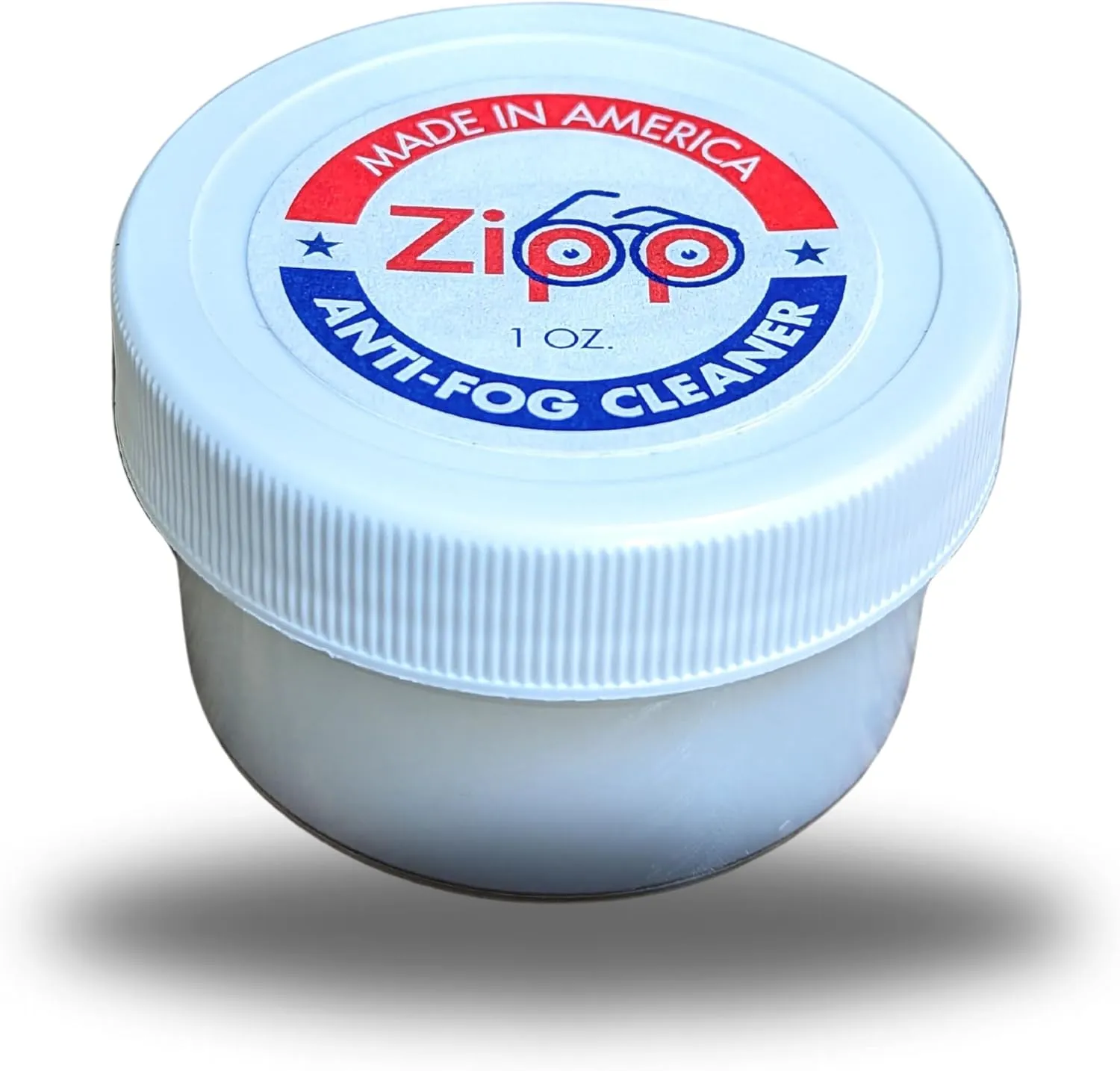 Zipp Wax Anti-Fog Cleaner No Ammonia, No Alcohol. Made with Coconut Oil, Made in America (1 oz). Safe on All Lenses from Scopes, Eyeglasses, Masks, Goggles, and Camera Lenses.