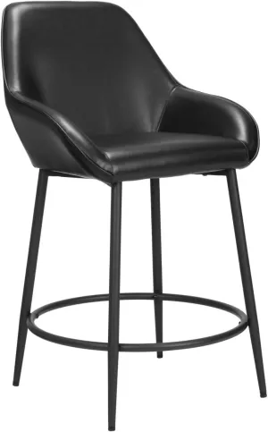 Zuo Modern Vila Counter Stool (Set of 2) Black
