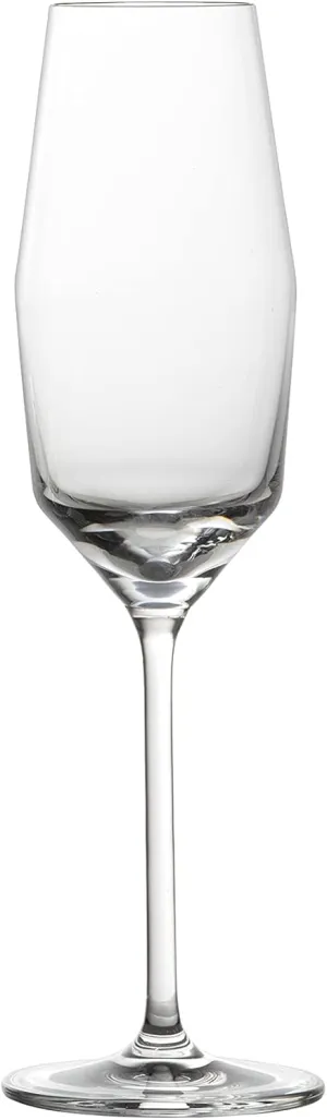 Zwiesel Glas Tritan Crystal Glass Gigi Collection, 10 Ounce, Set of 4, Sparking Wine Flute with Effervescence Points